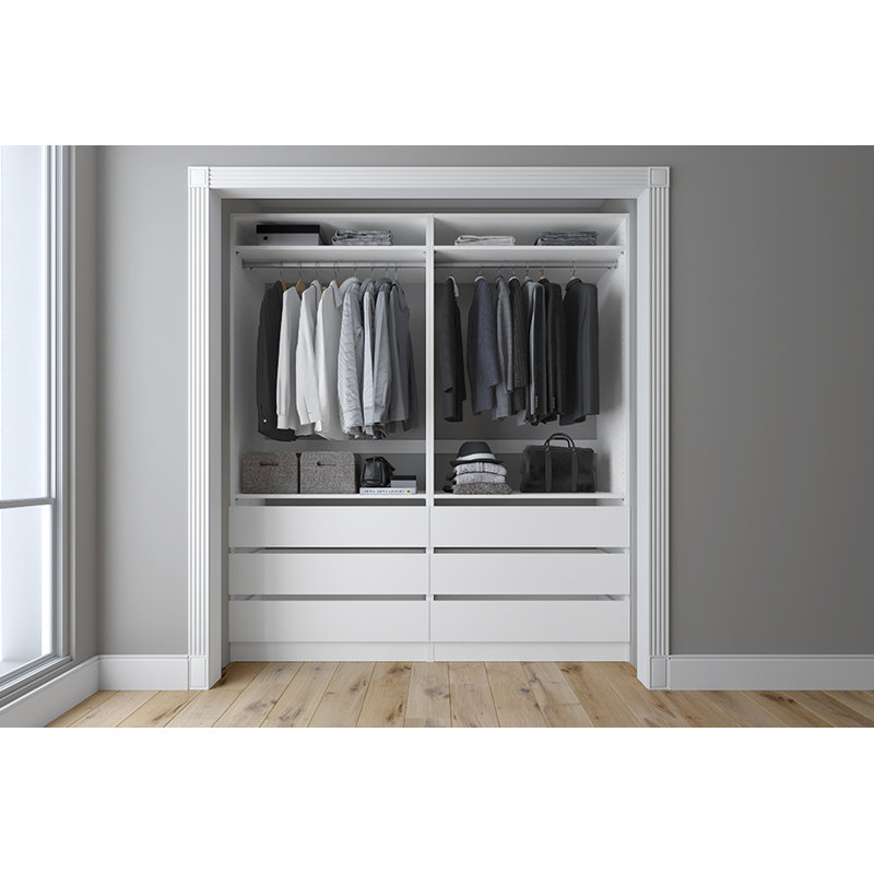 Closet & CO 36" W Custom Closet System Wayfair